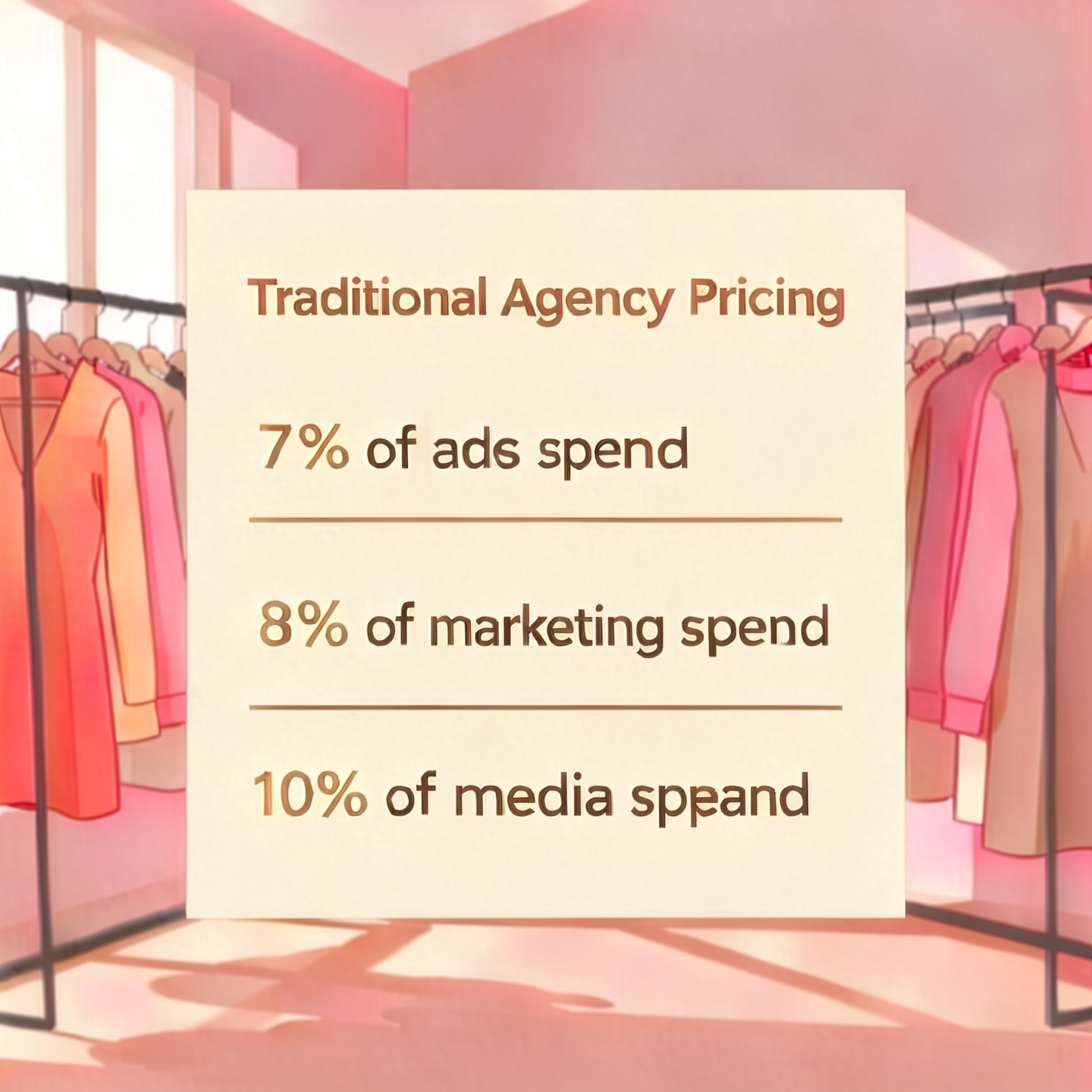 Agency pricing